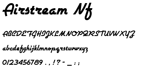 Airstream NF font